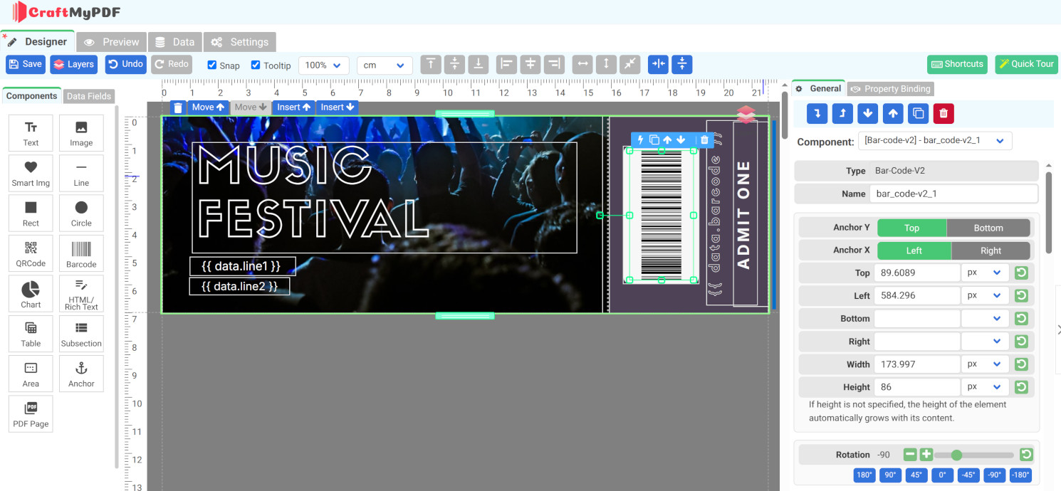 Ticket generator